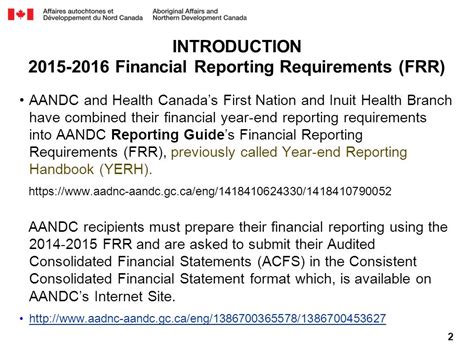 Financial Reporting by First Nations .